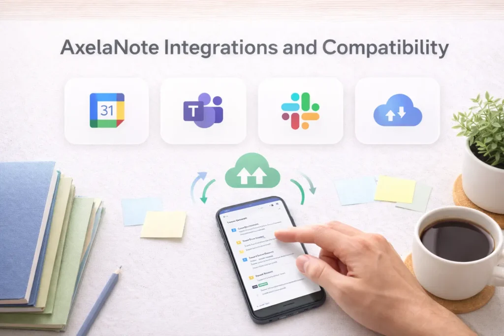 AxelaNote Integrations and Compatibility