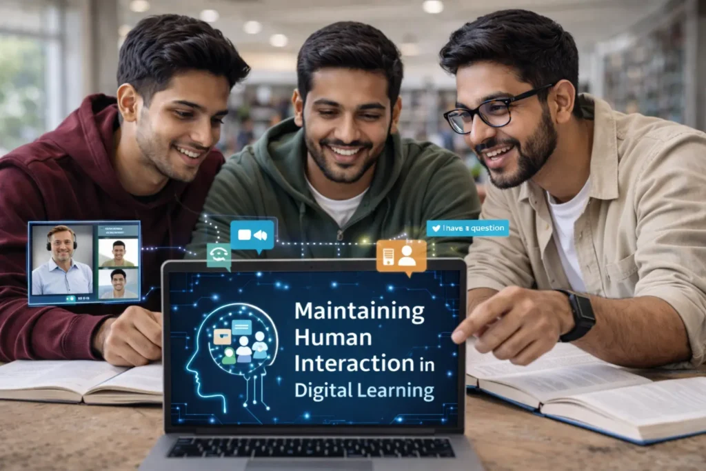 Maintaining Human Interaction in Digital Learning
