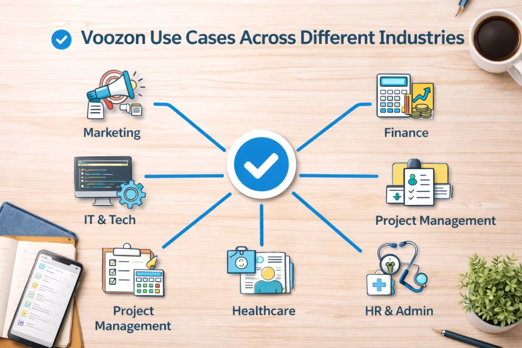 Voozon Use Cases Across Different Industries