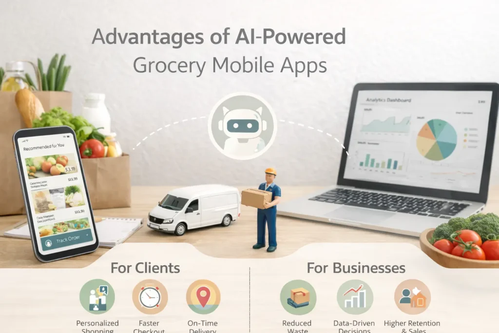 Advantages of AI-Powered Grocery Mobile Apps
