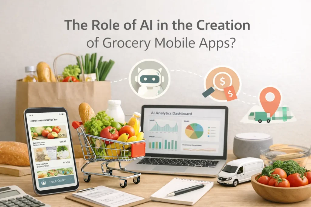 The Role of AI in the Creation of Grocery Mobile Apps?