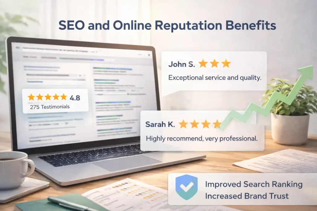 SEO and Online Reputation Benefits with Raterpoint