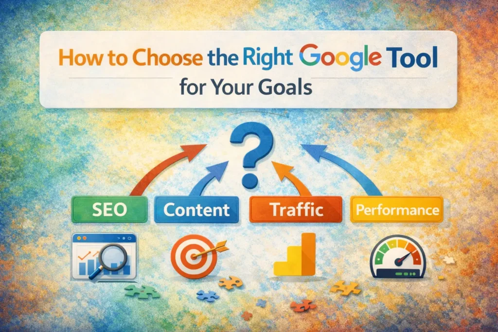 How to Choose the Right Google Tool for Your Goals
