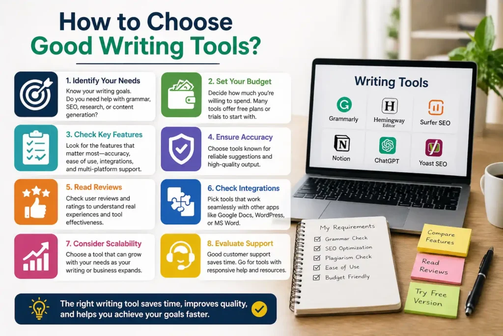 How to choose good writing tools?