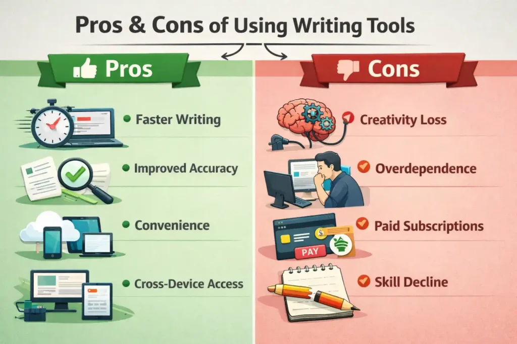 Pros & Cons of Using Writing Tools