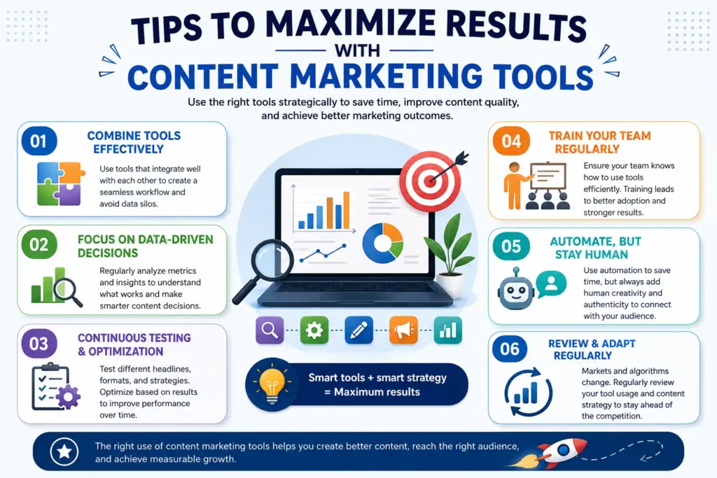 Tips to Maximize Results with Content Marketing Tools