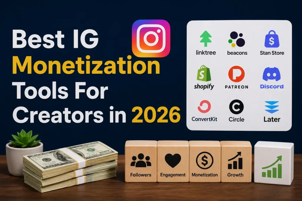 Best IG Monetization Tools For Creators in 2026