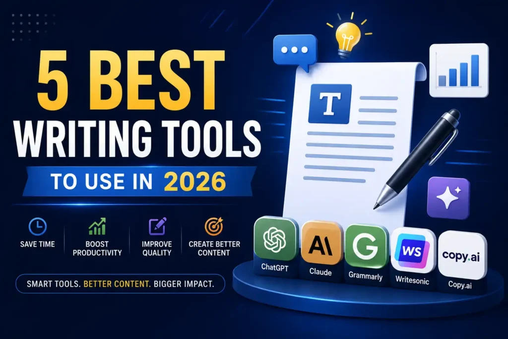 5 Best Writing Tools in 2026 for Better Content