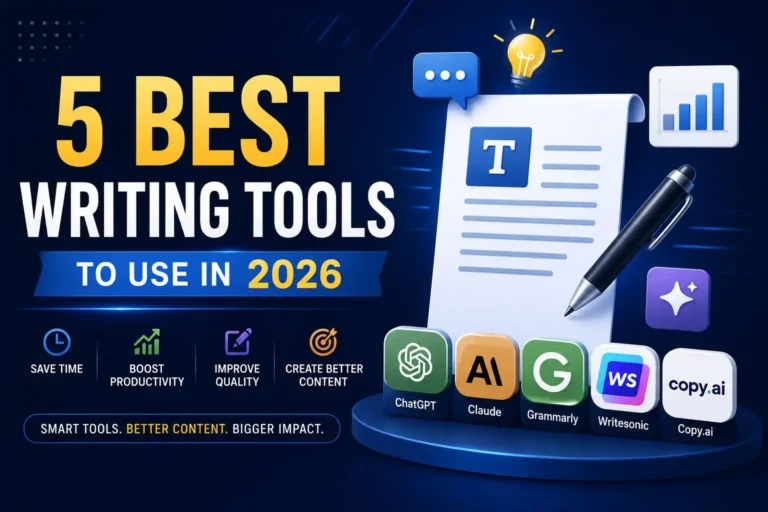 5 Best Writing Tools in 2026 for Better Content