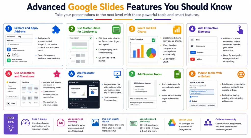 Advanced Google Slides Features You Should Know