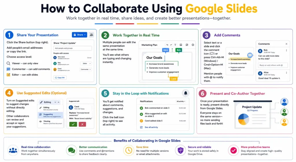 How to Collaborate Using Google Slides