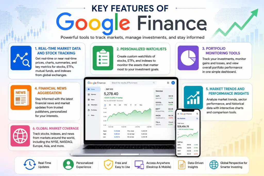 Key Features of Google Finance