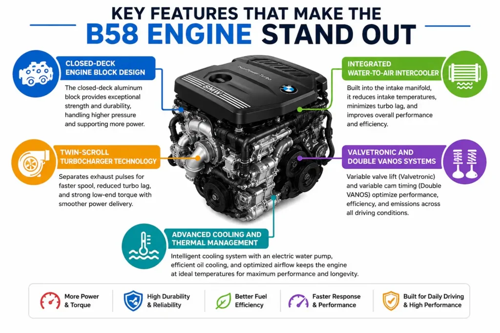 Key Features That Make the B58 Engine Stand Out