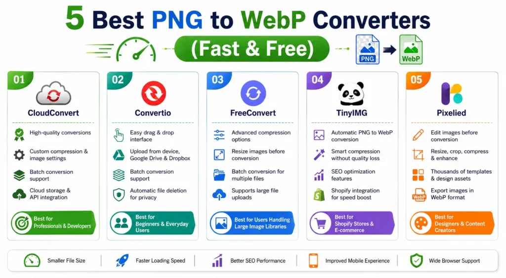 5 Best PNG to WebP Converters (Fast & Free)
