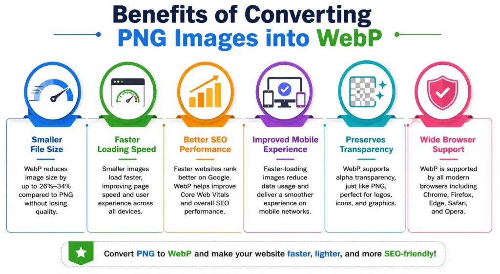 Benefits of Converting PNG Images into WebP
