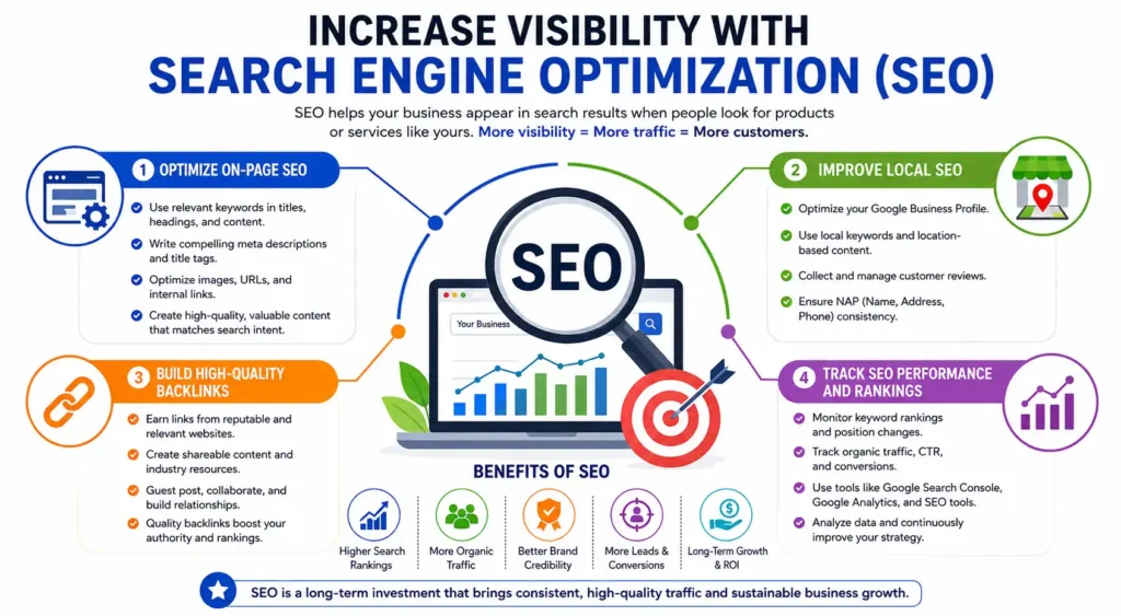 Increase Visibility with Search Engine Optimization (SEO)