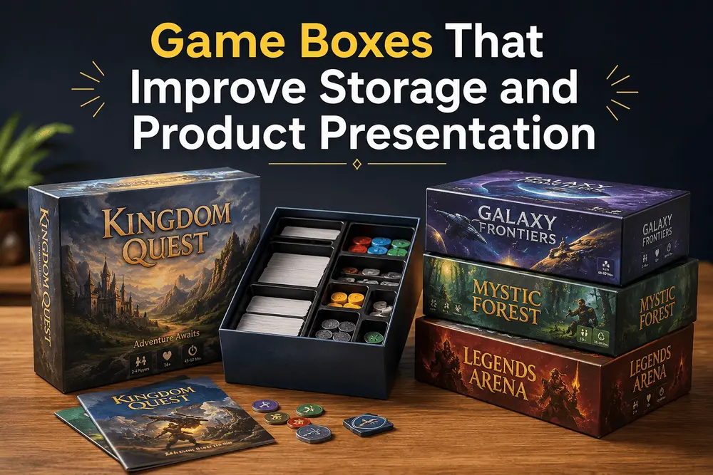 Game Boxes That Improve Storage and Product Presentation